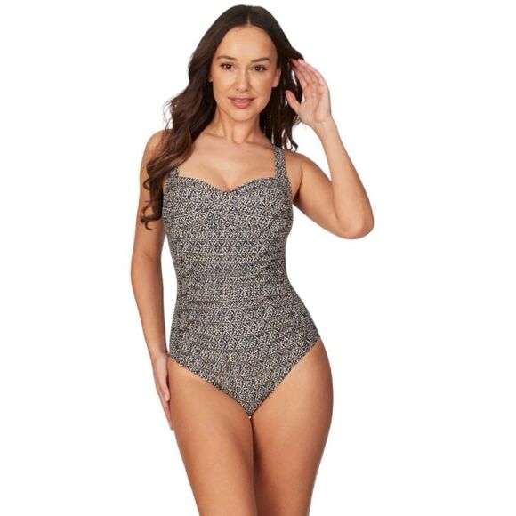 Serengeti Bay Swimsuit Woman’s Size 10 Joanne Long One Piece - Picture 2 of 9